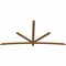 Ekena Millwork Alberta Timber Gable Bracket, Western Red Cedar, 108"W x 54"H x 1 1/2"D x 3 1/2"F, 12/12 Pitch GBW108X54X0204ALB00SWR - alternate 3